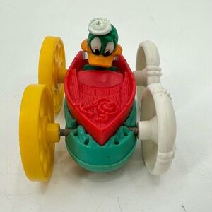 3/$15 VTG 1990 Tiny Toons McDonald's Happy Meal Flip Car Babs Bunny Plucky Duck